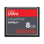 闪迪（SanDisk）8G Ultra CF存储卡（速度30MB/S）