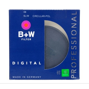 德国 B+W 58mm SLIM CPL 超薄偏振镜
